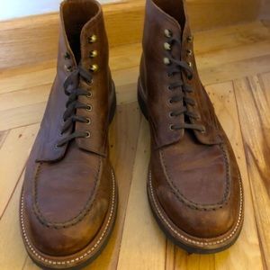 J Crew lace up men’s boots